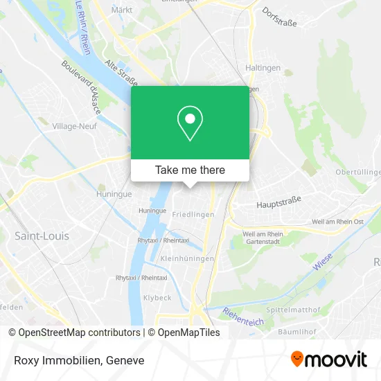 Roxy Immobilien map