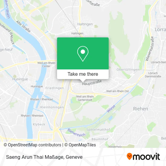 Saeng Arun Thai Maßage map