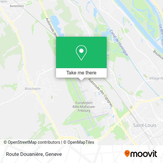 Route Douanière map