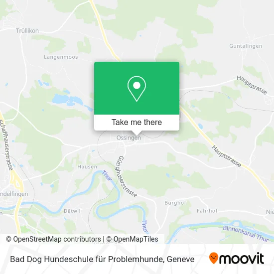 Bad Dog Hundeschule für Problemhunde map