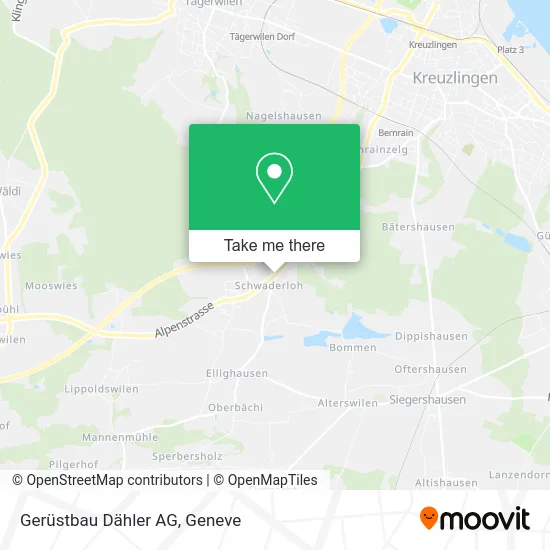 Gerüstbau Dähler AG map