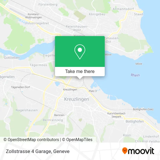 Zollstrasse 4 Garage map
