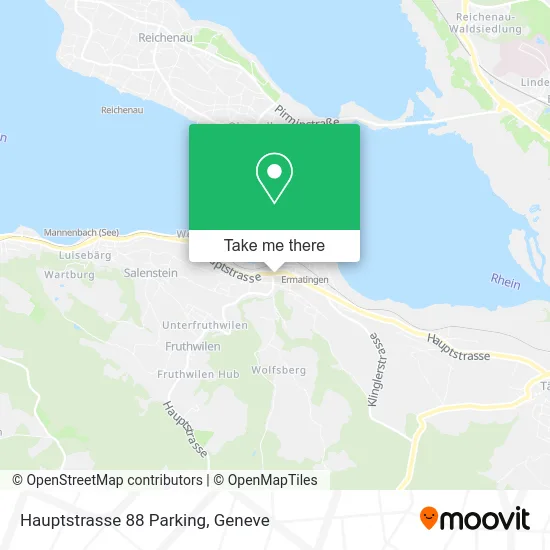 Hauptstrasse 88 Parking map