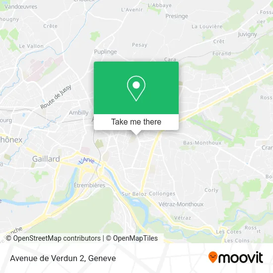 Avenue de Verdun 2 plan