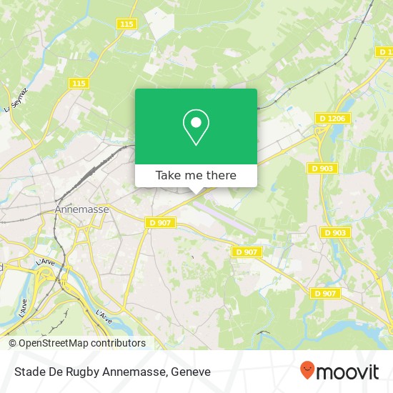Stade De Rugby Annemasse map