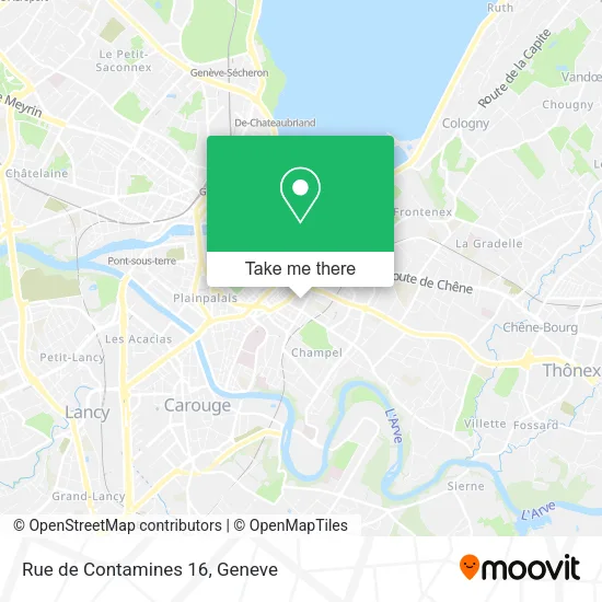 Rue de Contamines 16 map