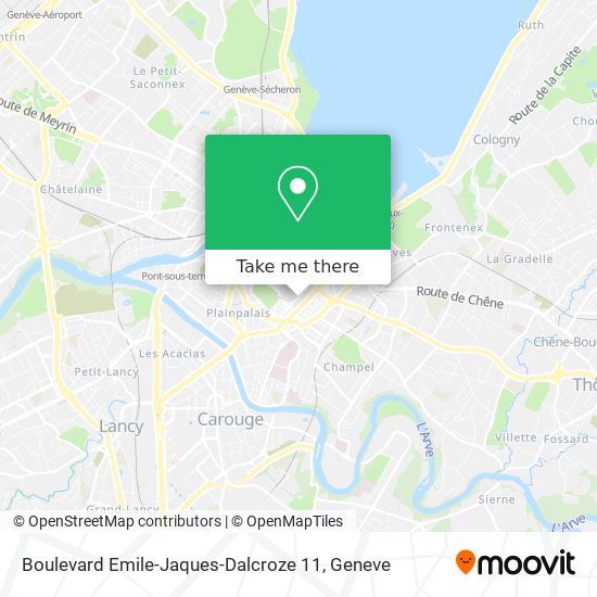 Boulevard Emile-Jaques-Dalcroze 11 map