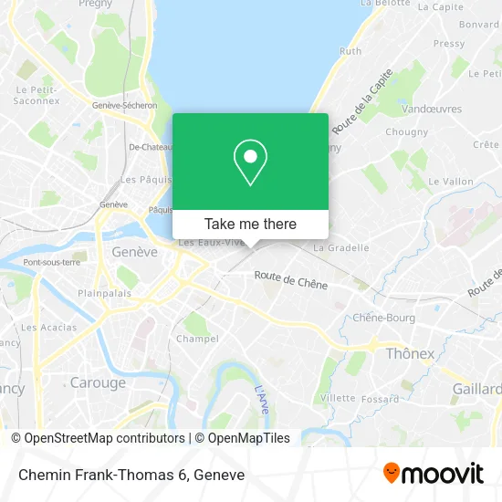 Chemin Frank-Thomas 6 map