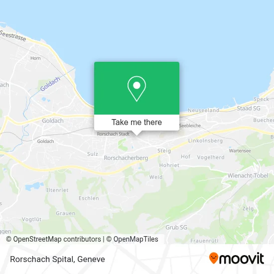 Rorschach Spital map
