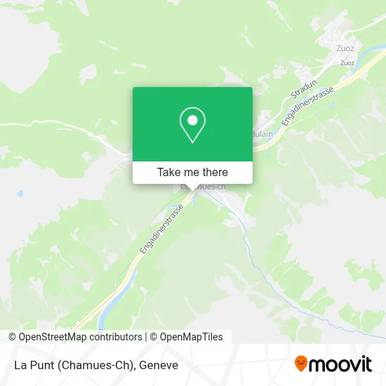 La Punt (Chamues-Ch) map