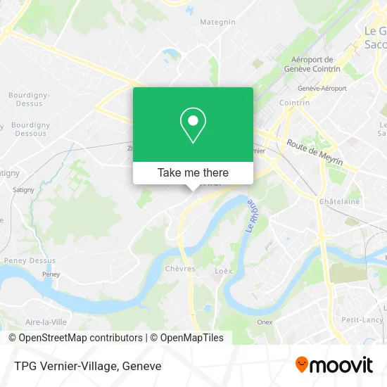 TPG Vernier-Village map