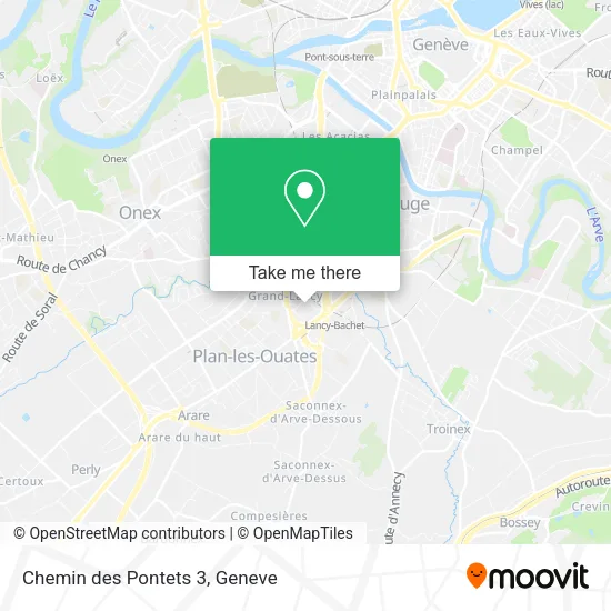 Chemin des Pontets 3 map
