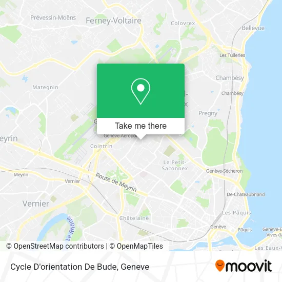 Cycle D'orientation De Bude map