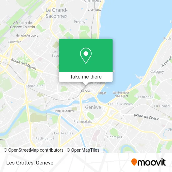 Les Grottes map