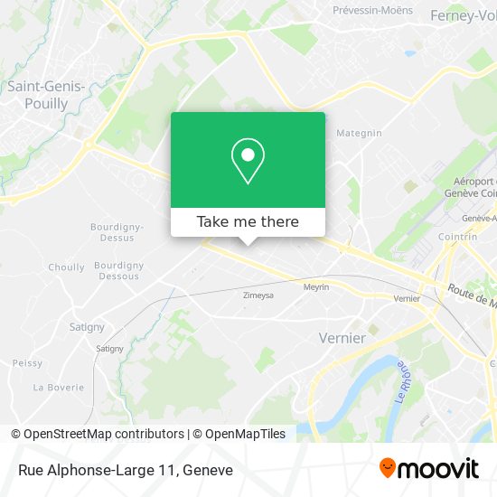 Rue Alphonse-Large 11 map
