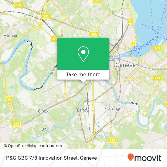 P&G GBC 7/8 Innovation Street Karte