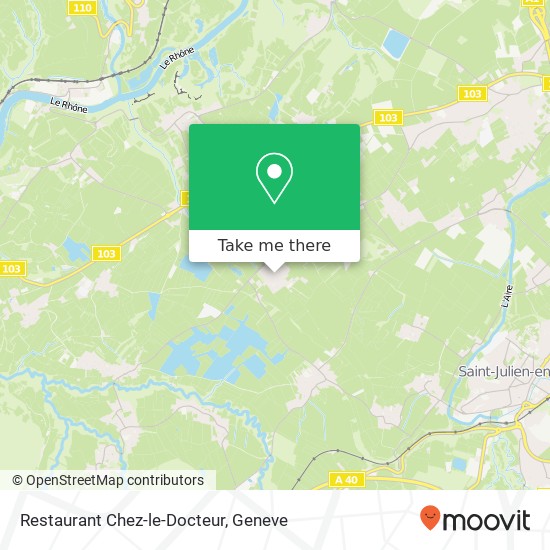 Restaurant Chez-le-Docteur map