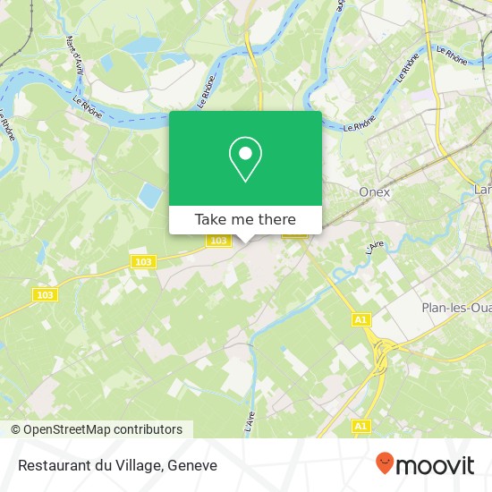 Restaurant du Village map