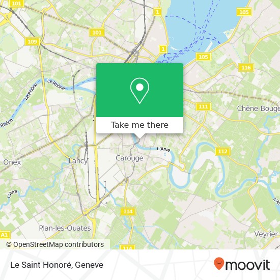 Le Saint Honoré map