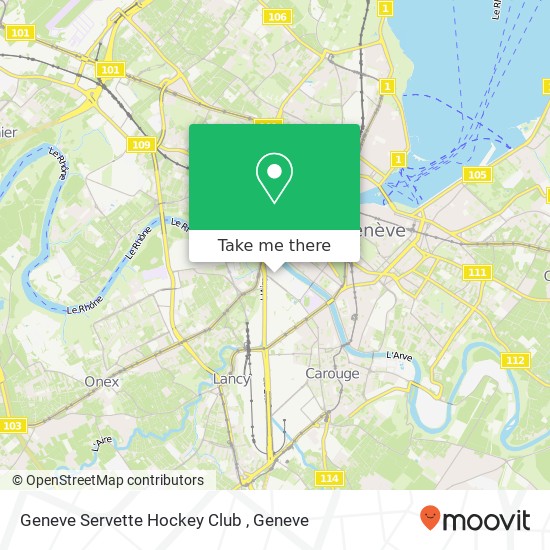 Geneve Servette Hockey Club map