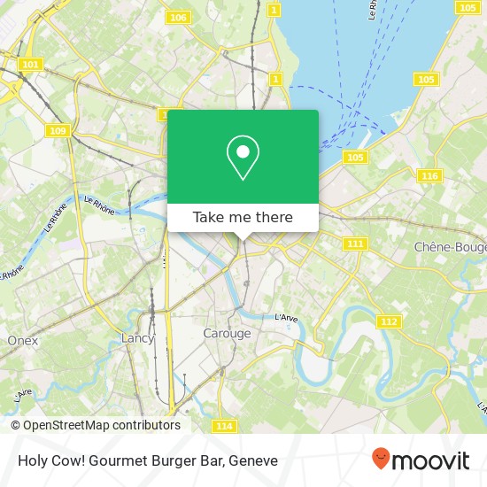 Holy Cow! Gourmet Burger Bar map