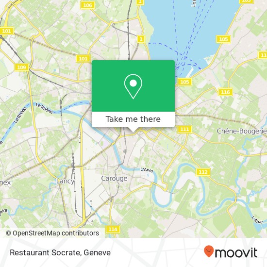 Restaurant Socrate map