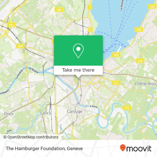 The Hamburger Foundation map