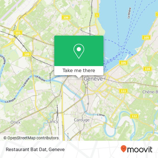 Restaurant Bat Dat map