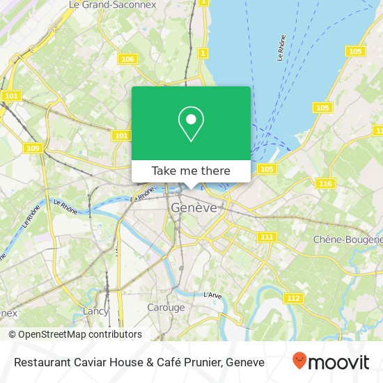 Restaurant Caviar House & Café Prunier map