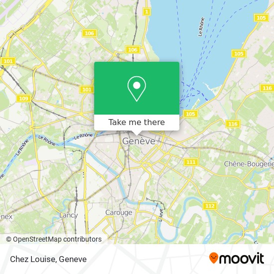 Chez Louise map