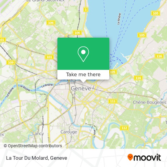 La Tour Du Molard Karte