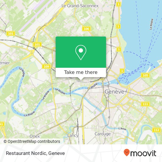 Restaurant Nordic map