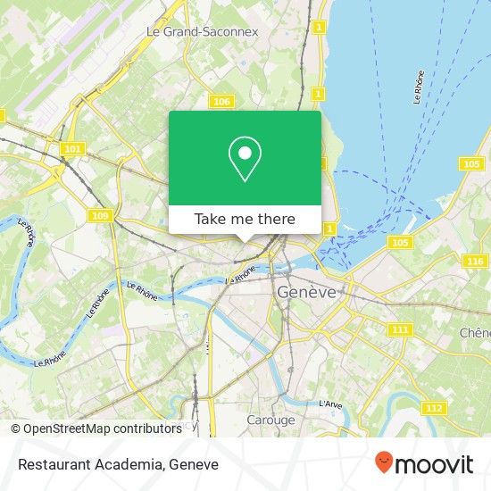 Restaurant Academia map