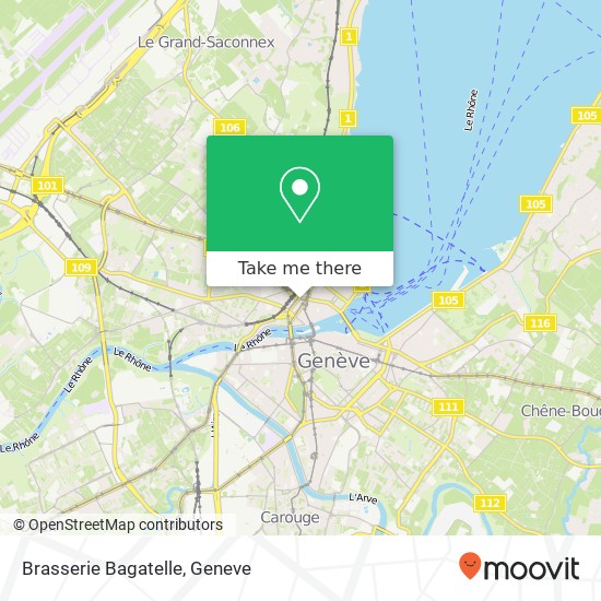 Brasserie Bagatelle map