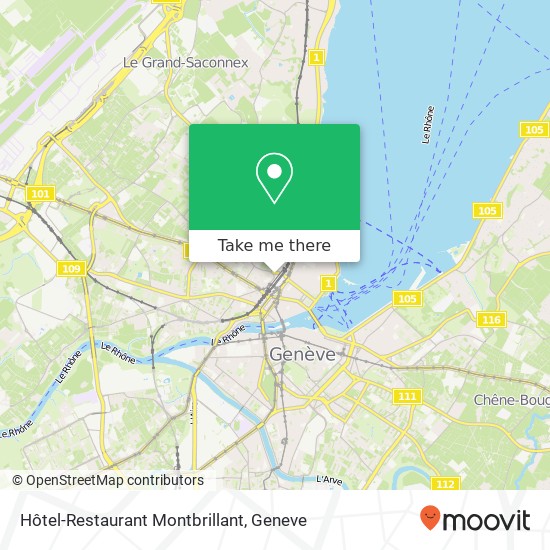 Hôtel-Restaurant Montbrillant Karte