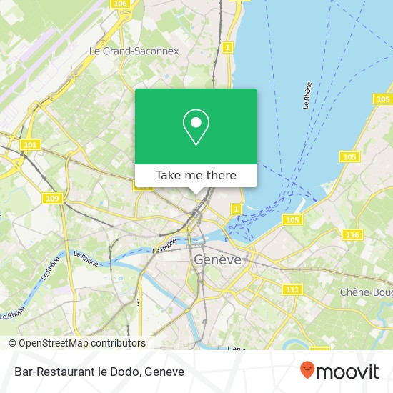 Bar-Restaurant le Dodo map