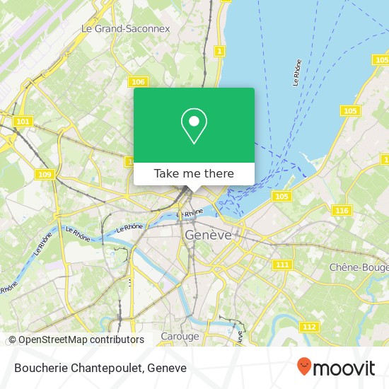 Boucherie Chantepoulet map