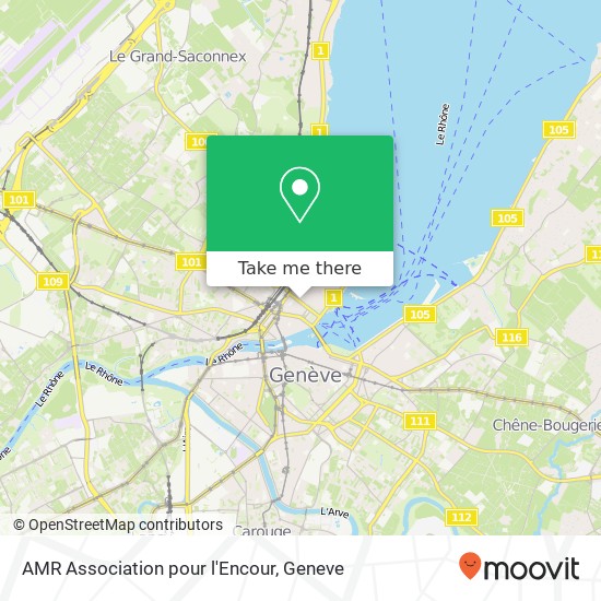 AMR Association pour l'Encour map