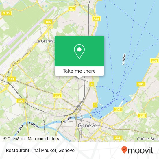Restaurant Thai Phuket map