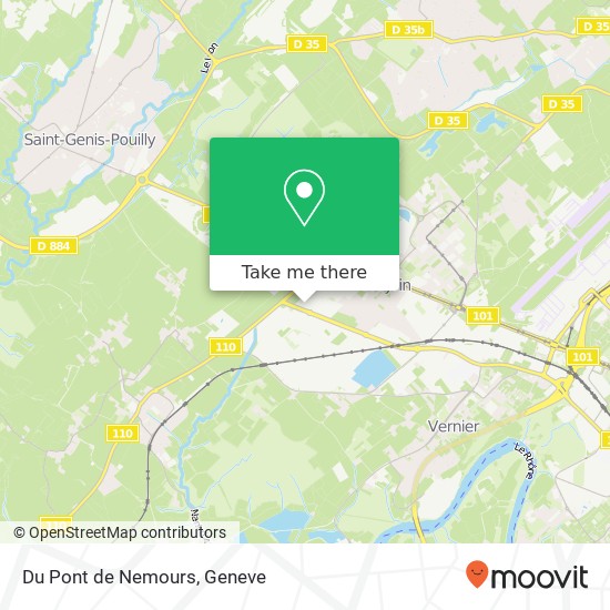 Du Pont de Nemours map