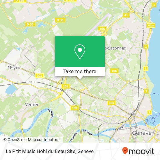 Le P'tit Music Hohl du Beau Site Karte
