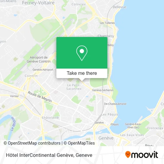 Hôtel InterContinental Genève map