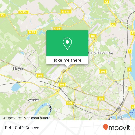 Petit-Café map