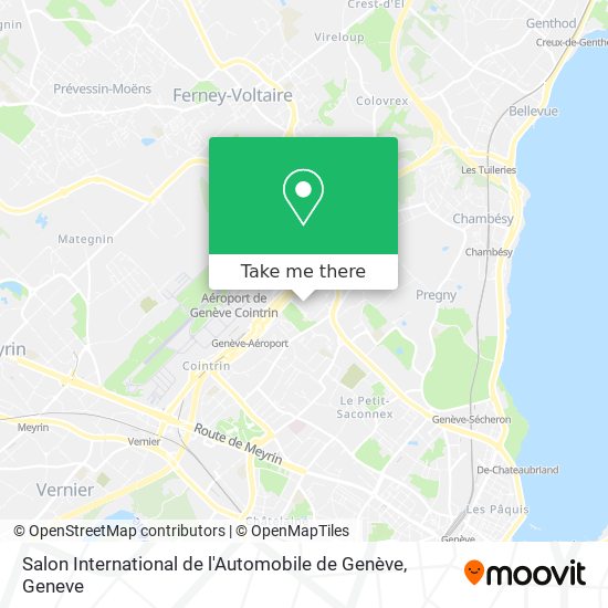 Salon International de l'Automobile de Genève map