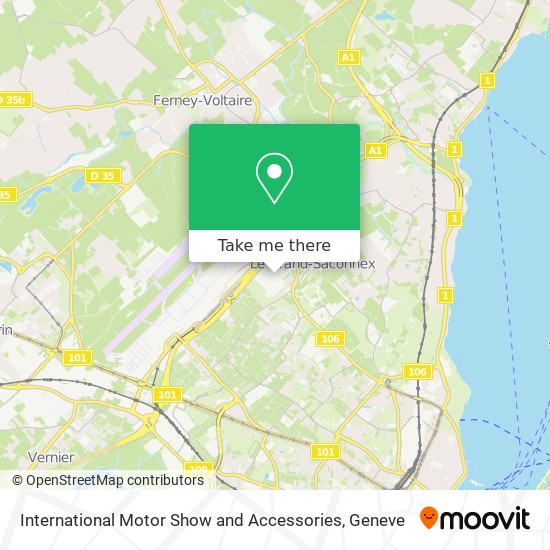 International Motor Show and Accessories map
