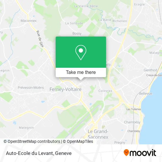 Auto-Ecole du Levant map