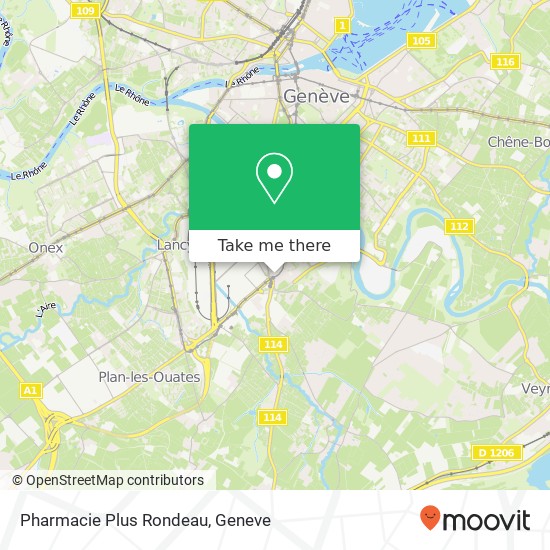 Pharmacie Plus Rondeau map