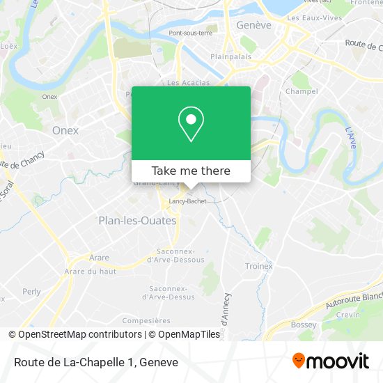Route de La-Chapelle 1 map