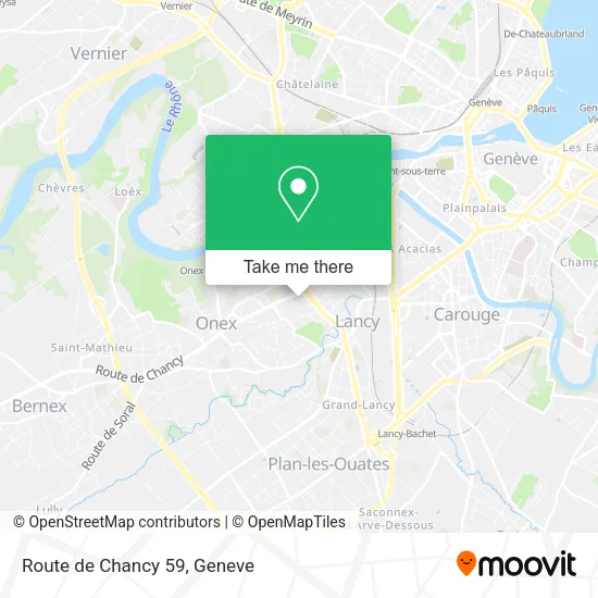 Route de Chancy 59 map