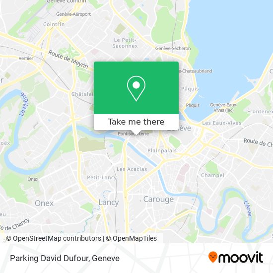 Parking David Dufour map